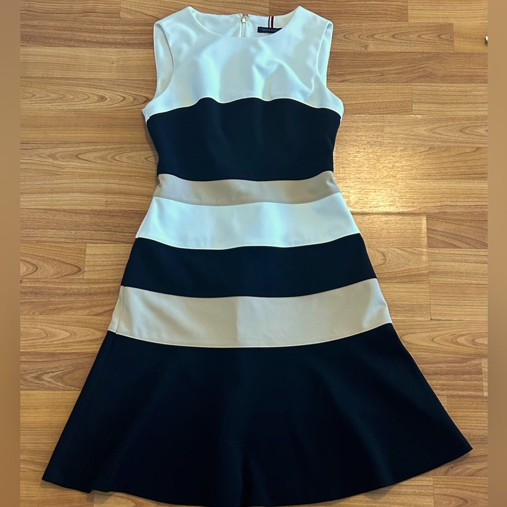 Tommy hilfiger sleeveless a line work dress size 2
